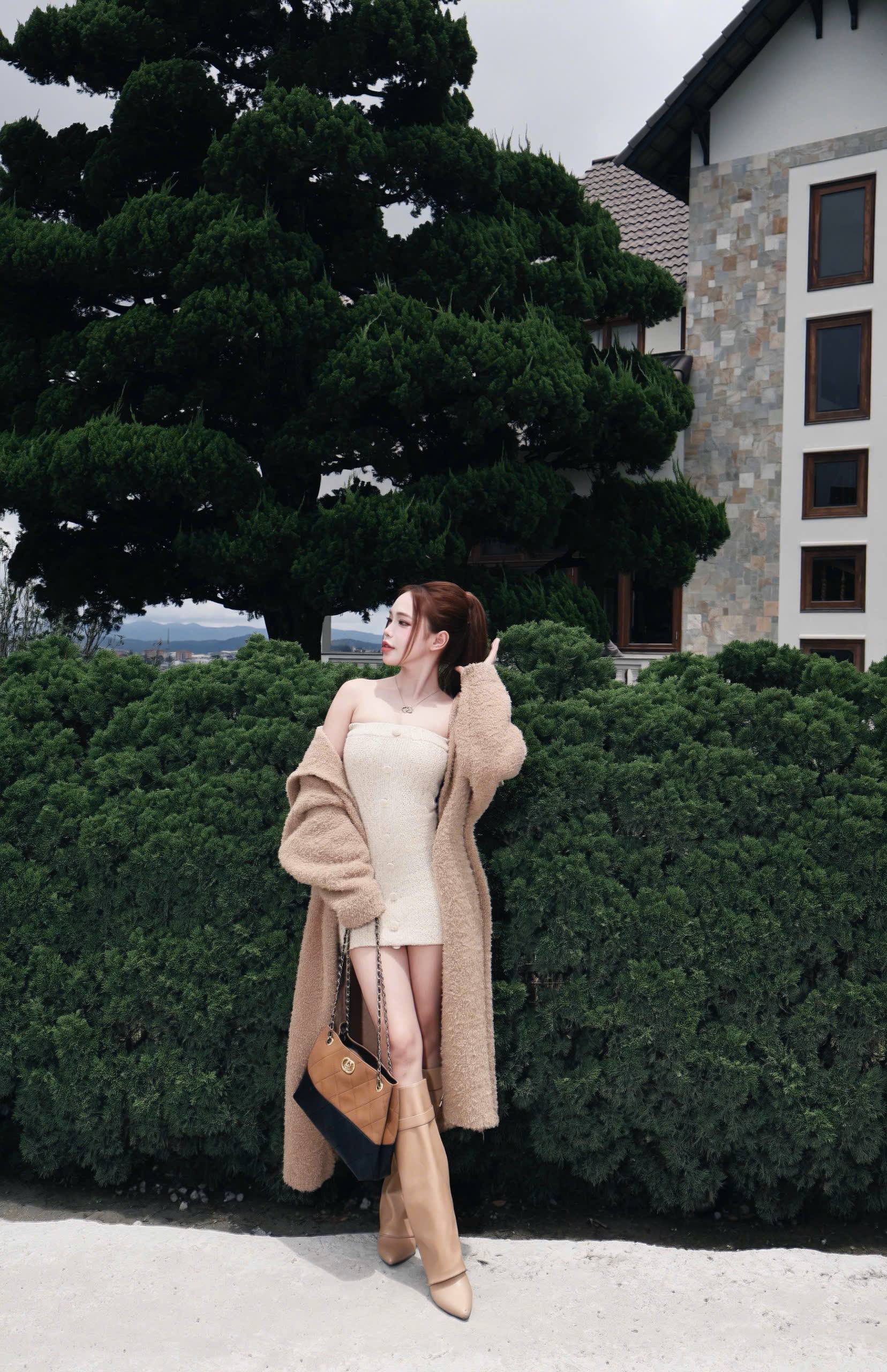 Knit Dress & Teddy Coat Set