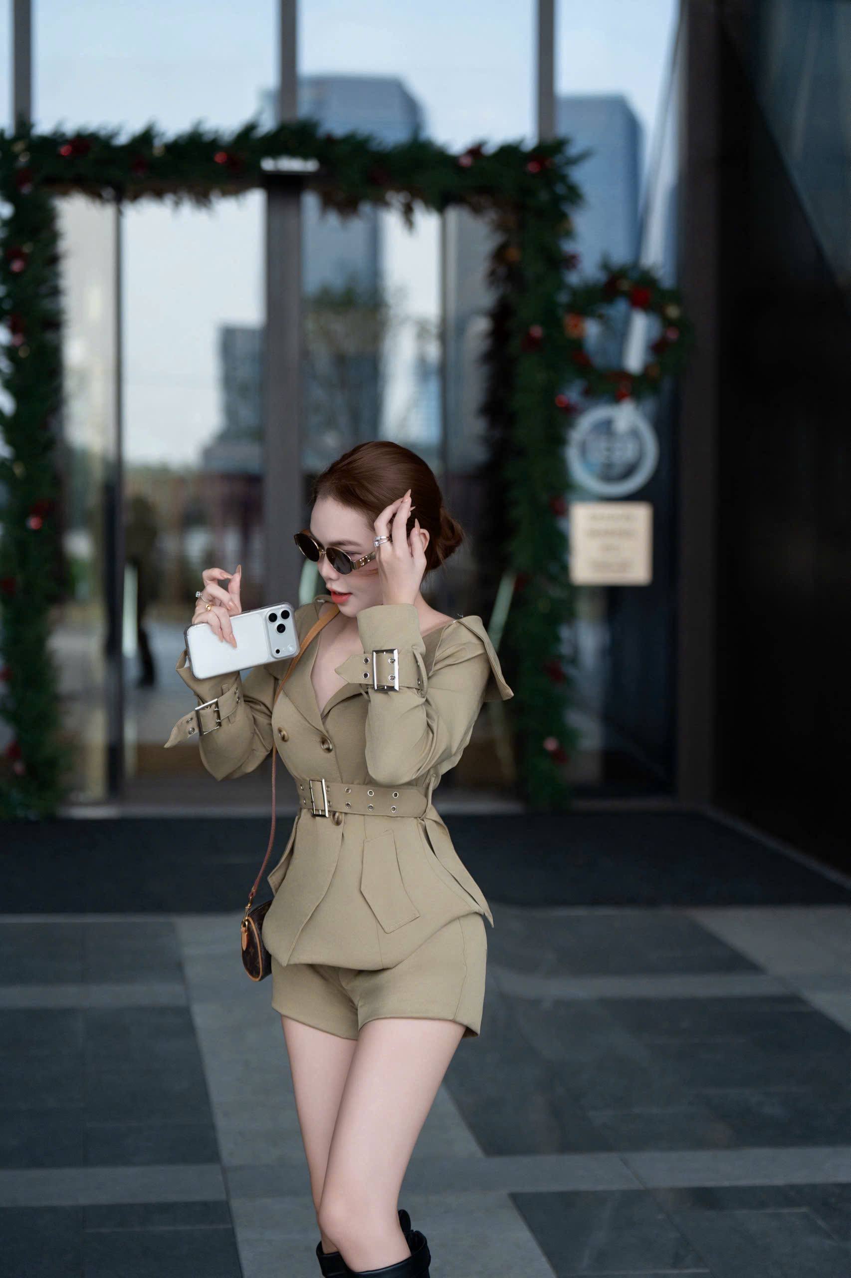 Khaki Belted Utility Set